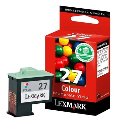 Tusz Oryginalny Lexmark 27 (10NX227E) (Kolorowy)